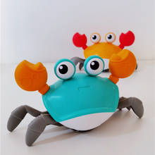 Big Crab Baby Bath Toys Clockwork Water Toys Classic Game Summer Outdoor Beach Toys For Kids Drag toddler Bath Tub Toys 2024 - buy cheap