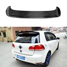 MONTFORD For Volkswagen Golf6 MK6 2009 2010 2011 2012 2013 Carbon Fiber Rear Roof Spoiler Tail Boot Lip Wing Car Accessories 2024 - buy cheap