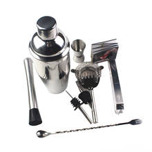 550ml 750ml Stainless Steel Cocktail Shaker Mixer Drink Bartender Browser Kit Bars Set Tools Bartender Drink Making Tools 2024 - buy cheap