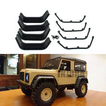 Guardabarros de plástico negro para RC Crawler D90 D110 Axial SCX10, carcasa de carrocería, 1:10 2024 - compra barato