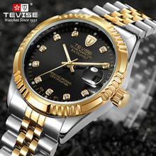 TEVISE Luxury Brand Men Automatic Watch Stainless Steel Date Waterproof Mechanical Wristwatch Relogio Masculino 2024 - buy cheap