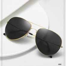 Солнцезащитные очки в металлической оправе женские, классические винтажные модные брендовые дизайнерские очки-авиаторы, цветные зеркальные, для вождения на открытом воздухе 2024 - купить недорого