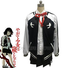 Anime KILL LA KILL Matoi Ryuko Cosplay Costume Uniform Coat Unisex Baseball Jacket Matoi RyukoWig Free Shipping 2024 - buy cheap