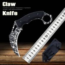 Outdoor Survival Claw Sharp Fixed Blade Knife Tactical Olecranon Knife EDC Jungle Camping Karambit Knife G10 9cr18mov Blade 2024 - buy cheap