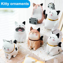 Cute Mini Cat Statues  Collectible Figurines Home Office Bookshelf Desktop Decor Kids Gifts Gifts for Cat Lovers SP99 2024 - buy cheap