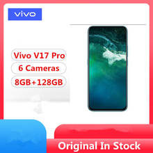 Глобальная версия Vivo V17 PRO 4G LTE мобильный телефон Snapdragon 675 6,44 "Super AMOLED 8 ГБ ОЗУ 128 Гб ПЗУ МП NFC экран отпечаток пальца 2024 - купить недорого