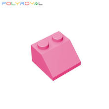 Building Blocks accessories DIY Plates Slope Brick 2x2 Dots 10 PCS Educational Compatible With brands toys for children 3039 2024 - buy cheap