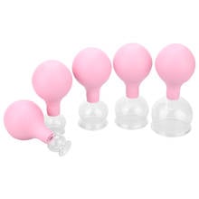 Vacuum Cupping Set Chinese Medical Therapy Massage Body Cup Massage Cans Rubber Head Glass Suction Jars Anti Cellulite Massager 2024 - buy cheap