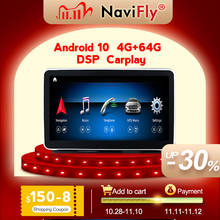 Navifly-reproductor Multimedia con Android 10,0 para coche, navegador GPS, HD1080P, 4G, LTE, FM, para Mercedes Benz ML, W166/GL, X166, 2012-2015, NTG 4,5 2024 - compra barato