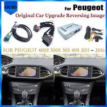 Adaptador de cámara trasera, actualización de pantalla Original Plug & play para Peugeot 4008, 5008, 308, 408, 2011 ~ 2016, interfaz de cámara de marcha atrás 2024 - compra barato