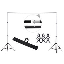 200 * 200cm Aluminium Alloy Photography Studio Background Adjustable Backdrop Stand System+Carry Bag for Home Studio Recording 2024 - buy cheap