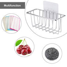 Kitchen Sponage Storage Racks Durable Practical Stainless Steel Sponge Holders Sink Caddy Drain Shelf Sponge Storage Organizer 2024 - buy cheap