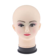 Mannequin Head for Wigs Making Wig Display Practice Training Styling Bald Professional Cosmetology Female 2024 - buy cheap
