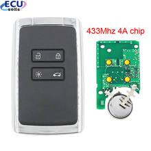 Smart Remote Key Fob 434MHz PCF7953M 4A Chip for Renault Espace 5, Megane 4, Talisman 2015-2019 FCC ID:KR5IK4CH-01 2024 - buy cheap