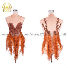FZD 1 Set Elegant beads Patch bodice applique Brown rhinestones Stone Patches  Dress and Evening Dress Clothes DIY Handicraft 2024 - buy cheap