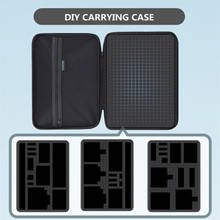 DIY Portable Bag Case Travel Storage Foam Shockproof Handbag For Gopro 9/8/7 Yi SJCAM Osmo Action Camera Accessories 2024 - buy cheap