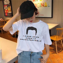 Friends TV Show T Shirt Clothing 2021 Korean Tshirt 90s Women Female Top Tee Shirts Graphic T-shirt Girl Kawaii Summer Clothes 2024 - buy cheap