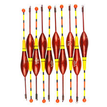 10pcs Vertical Fishing Buoy Wood Bobbers Waggler Floats Better Buoyancy Angling Equipment 2024 - buy cheap