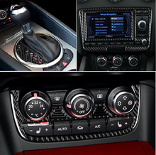 Carbon Fiber Car Accessories Center Console Gear Shift Headlight Switch Panel Decorative Sticker Fit For Audi TT 8n 8J MK123 RS 2024 - buy cheap