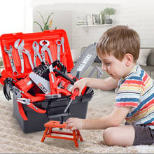 Kids Home Garden Repair Tools Kit Drill Toys Set Children Engineer Education Environmental Plastic Pretend Play Engineering Tool 2024 - buy cheap