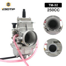 2-тактный 4-тактный карбюратор ZSDTRP для Mikuni TM32 TM/TMX 32 мм, плоский Карбюратор с гладким отверстием для карбюратора Mikuni TM32 32 мм 2024 - купить недорого