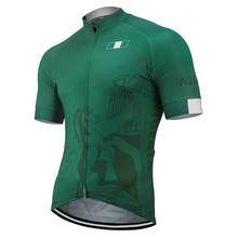 New Nigeria Pro Team Cycling Jersey Men Summer Outdoor MTB Bike Shirt Maillot Ciclismo Quick Dry Bicycle Clothing 2024 - buy cheap