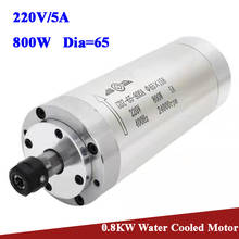 Free Shipping Water Cooling Cooled Spindle GDZ-65-800A 0.8KW CNC 800W Spindle Motor Dia.65mm ER11 220V 110V 5A 2024 - buy cheap