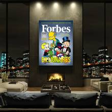 Forbes Billionaires Nordic Graffiti Popular Abstract Poster Prints Living Room Children's Bedroom Decorative Painting Wall Art 2024 - buy cheap