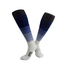 1 par masculino feminino esportes meias joelho legging meias respirável antiderrapante futebol de beisebol sobre o joelho meias esportivas 2024 - compre barato