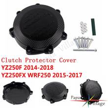 Cubierta protectora de embrague de plástico para motor de Motocross, protección negra para Yamaha YZ250F 2014-2018 YZ250FX WRF250 2015-2017 2024 - compra barato