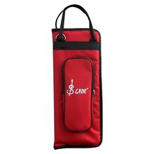 Drumstick Bag Case Drum Stick Holder Percussion Drum Mallet Bag with External Pocket and Floor Tom Hooks, Red 2024 - buy cheap