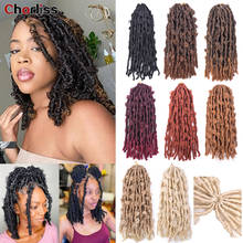 New Arrival Butterfly Locs Hair 14 Inch Pre Looped Butterfly Distressed Locs Crochet Hair Soft Messy Butterfly Locs Crochet Hair 2024 - buy cheap