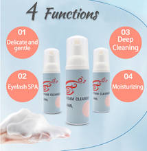 60ml Eyelash Shampoo Grafting Eyelashes Gentle Cleansing Mousse Foam No Stimulation Makeup Clean Eyelash Extension Glue Dropship 2024 - buy cheap