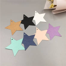300Pcs/Lot Handcraft DIY Multi Color Five-pointed Star Shaped Hanging Kraft Paper Tags For Dress Costume Price Label Note Tags 2024 - buy cheap