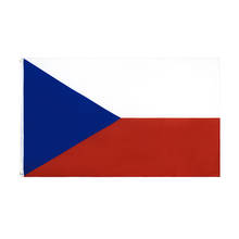 60X90/90X150CM  3x5ft Hanging Czech Republic Flag Polyester Standard Banner 2024 - buy cheap