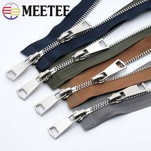 5pcs Meetee 5# Metal Zipper Opend End Long Zip 120cm Double Sliders Lock for Sewing Down Jacket Clothing Coat Accessories 2024 - buy cheap