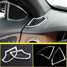 Car Front Dashboard Vent B column Air Outlet Cover Trim loudspeaker tweeter Frame Sticker For Mercedes Benz S Class W222 2014-19 2024 - buy cheap