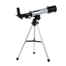 Telescopio Reflector astronómico para niños y principiantes, Kit buscador de alcance para ver la luna y las estrellas, modelo F36050 90X 2024 - compra barato