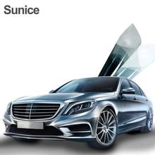 Sunice filme solar para pulverização de automóveis, 50x152cm, preto/cinza/luz, vidro, carro, automóvel, janela de casa, adesivo de isolamento de calor 2024 - compre barato