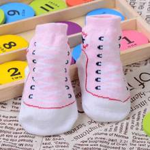1 Pair Newborn Girl Boy Baby Kids Toddler Gift 3D Lifelike Shoes Shape Charm Anti Slip Socks Great M09 2024 - buy cheap