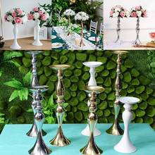 Soporte de Metal para velas, florero, candelabro, Decoración de mesa para el hogar y boda 2024 - compra barato