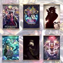 JoJo's Bizarre Adventure Solid Wood Hanging Scroll Canvas Painting Wall Poster Anime Manga for Home Wall Decoration Anime Poster 2024 - buy cheap