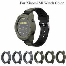 Силиконовый защитный чехол для Xiaomi Mi Watch Color Sot, Ультратонкий защитный чехол из ТПУ, бампер для цветных часов Xiaomi 2024 - купить недорого