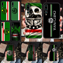 Chechen-capa de telefone com bandeira nacionais, moda preta 2019, p mate, p10, p20, p30, p40, 10, 20, smart z, pro lite 2024 - compre barato