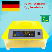 Fully Automatic 220V 48 Eggs Incubator Chicken Auto Turning Hatcher With Temperature Humidity Control 2024 - buy cheap