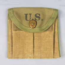 Souvenir WWII WW2 US Army M1 Carbine Ammo Canvas Pouch America Waist bag 2024 - buy cheap