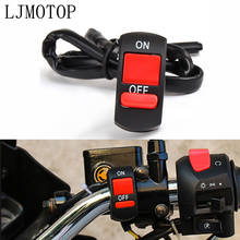 Universal Motorcycle Switches Handlebar Flameout Switch ON OFF Button For Suzuki GSXR750 GSXS750 TL1000S B-KING 600 750 KATANA 2024 - buy cheap