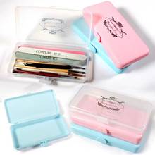 Rectangle Nail Storage Box for Long Nail Tools Tweezers Cuticle Pusher Brushes Pens Nail Art Plastic Empty Holder Container Case 2024 - buy cheap