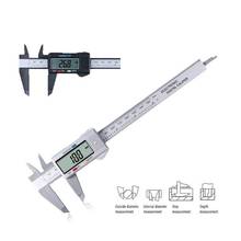 Measuring Tool 0-150mm 6 inch Plastic LCD Digital Electronic Carbon Fiber Vernier Caliper Rule Gauge Micrometer 2024 - buy cheap