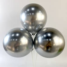 5-18inch Chrome Metal Latex Silver Balloons Birthday Wedding Valentine's Day Holiday Room Decoration Party Decor Globos Supplies 2024 - buy cheap